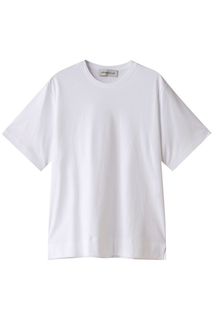 【デパリエ/DEPAREILLE】のLOTUS ハーフスリーブTシャツ インテリア・キッズ・メンズ・レディースファッション・服の通販 founy(ファウニー) https://founy.com/ ファッション Fashion レディースファッション Fashion for Women トップス・カットソー Cut & Sew Tops シャツ・ブラウス・オフィスカジュアル Elegant Blouses & Button-Ups ロングTシャツ・Tシャツ Longline T-Shirts & Tees カットソー・ベーシックTシャツ Cut-and-Sewn Tops / Stretch Tees & Basics ショート Short, Short Length シンプル Simple, Minimal スリーブ Sleeve, Long Sleeve / Short Sleeve ハーフ Half, Half-Length エレガント 上品 Elegant 半袖 Short Sleeve, Half Sleeve |ID: prp329100003912708 ipo3291000000036987466