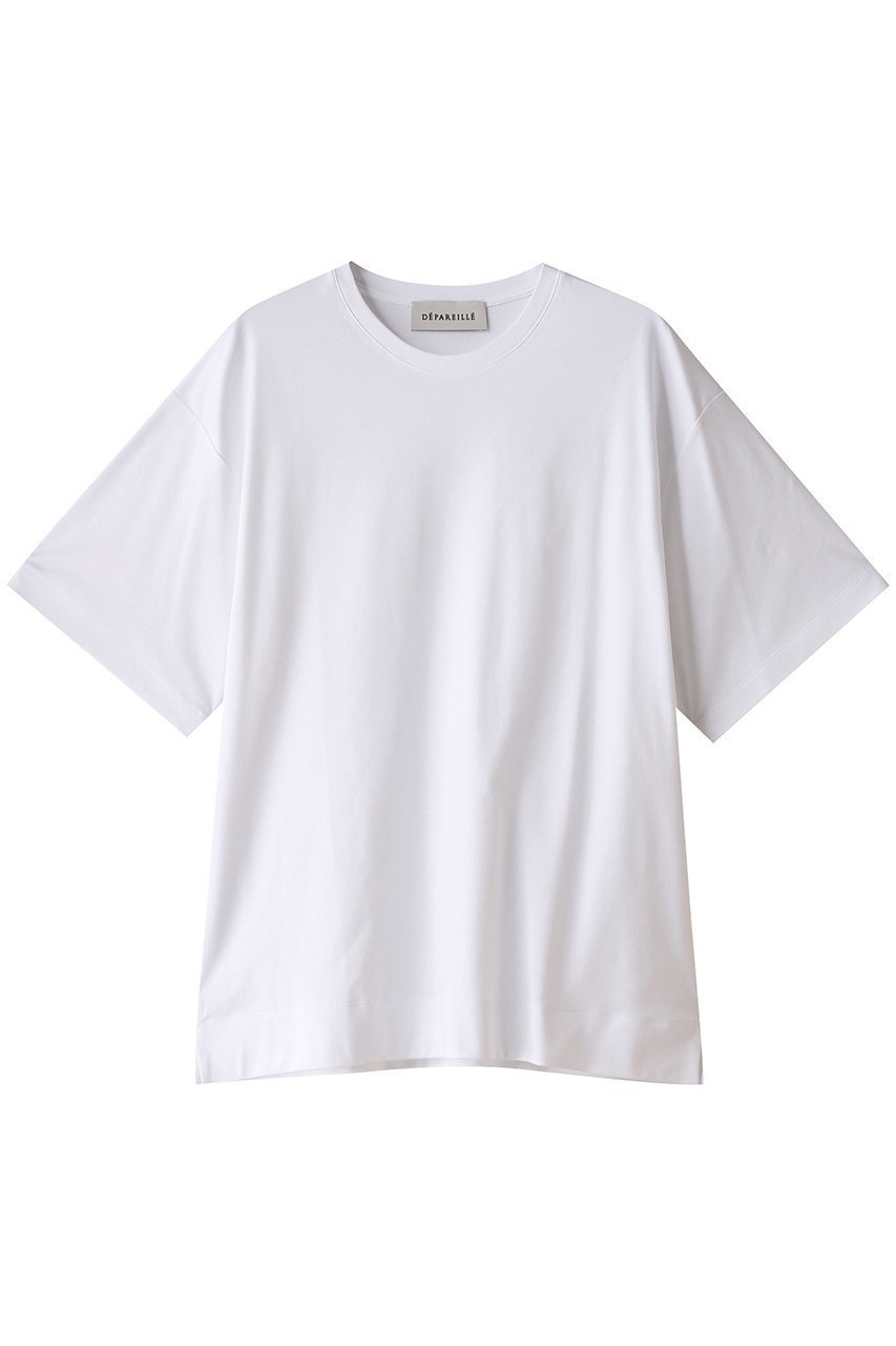 【デパリエ/DEPAREILLE】のLOTUS ビッグサイズTシャツ インテリア・キッズ・メンズ・レディースファッション・服の通販 founy(ファニー) ファッション Fashion レディースファッション Fashion for Women トップス・カットソー Cut & Sew Tops シャツ・ブラウス・オフィスカジュアル Elegant Blouses & Button-Ups ロングTシャツ・Tシャツ Longline T-Shirts & Tees カットソー・ベーシックTシャツ Cut-and-Sewn Tops / Stretch Tees & Basics ショート Short, Short Length シンプル Simple, Minimal スリーブ Sleeve, Long Sleeve / Short Sleeve ビッグ Big, Oversized 半袖 Short Sleeve, Half Sleeve オフホワイト|ID: prp329100003912710 ipo3291000000036667455