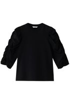 【チノ/CINOH】のREFINA ギャザースリーブ Tシャツ ブラック|ID:prp329100003914151