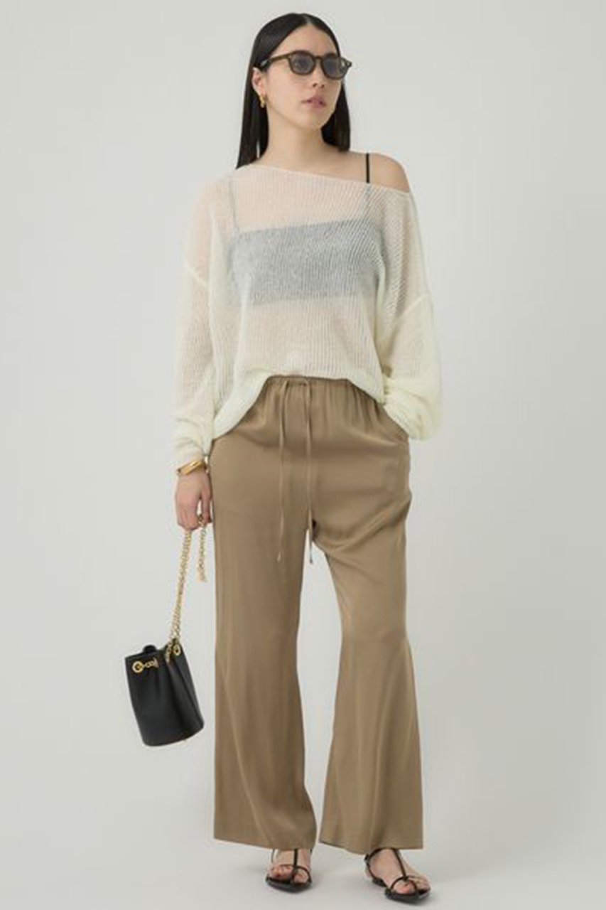 【カオス/Chaos】のシルシャーパンツ 人気、トレンドファッション・服の通販 founy(ファニー) 　ファッション　Fashion　レディースファッション　Fashion for Women　パンツ　Pants & Trousers　サテン　Satin, Glossy Fabric　ジョーゼット　Georgette, Semi-Sheer Fabric　ストレッチ　Stretch, Stretchy Fabric　ボトム　Bottoms, Lower Wear　ラグジュアリー　Luxury, Elegant　人気　Popular, Best Seller　夏　Summer　other-2|ID: prp329100003914156 ipo3291000000035438542