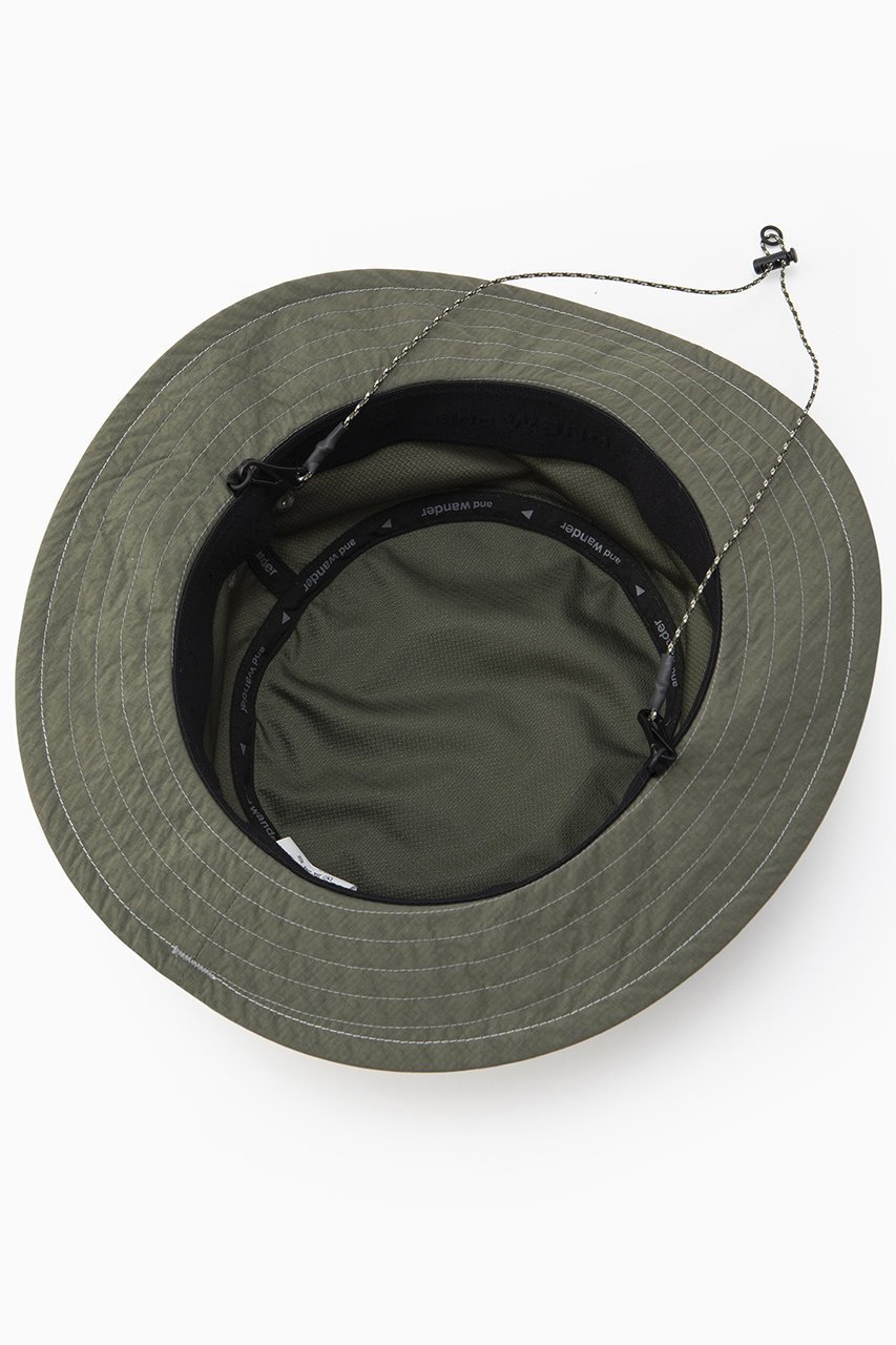 【アンドワンダー/and wander】の【UNISEX】122 JQ tape hat 人気、トレンドファッション・服の通販 founy(ファニー) 　ファッション　Fashion　レディースファッション　Fashion for Women　キャップ&ハット　Hats & Caps　ユニセックス　Unisex, Genderless　アウトドア　Outdoor Clothing　ドローストリング　Drawstring, Pull Cord　フィット　Fit, Slim Fit　帽子　Hat, Headwear　other-5|ID: prp329100003914208 ipo3291000000032851179