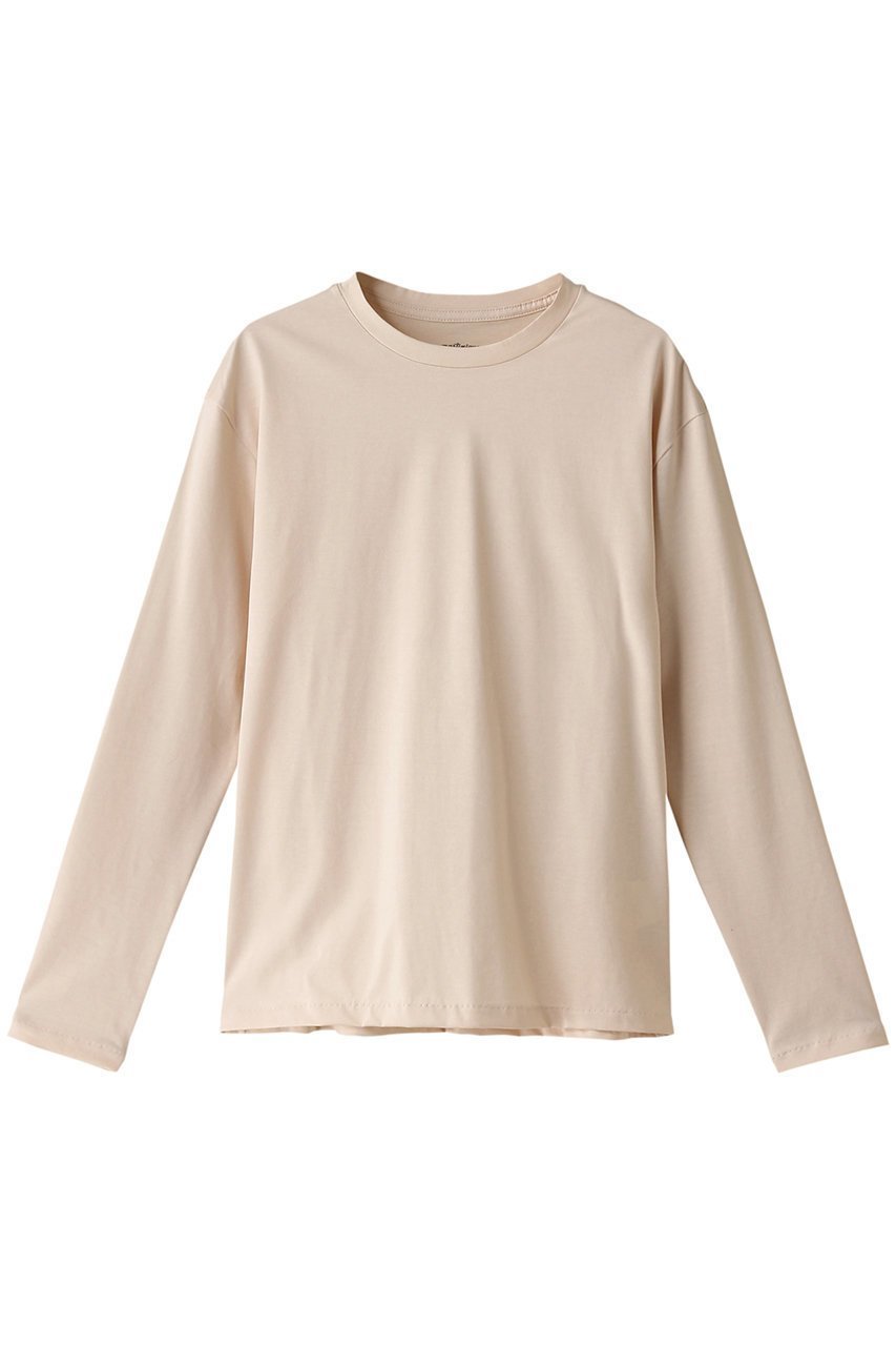 【マルティニーク/martinique】のessential long Tシャツ インテリア・キッズ・メンズ・レディースファッション・服の通販 founy(ファニー) 　ファッション　Fashion　レディースファッション　Fashion for Women　トップス・カットソー　Cut & Sew Tops　シャツ・ブラウス・オフィスカジュアル　Elegant Blouses & Button-Ups　ロングTシャツ・Tシャツ　Longline T-Shirts & Tees　カットソー・ベーシックTシャツ　Cut-and-Sewn Tops / Stretch Tees & Basics　スリーブ　Sleeve, Long Sleeve / Short Sleeve　ロング　Long, Long-Length　ベージュ|ID: prp329100003914232 ipo3291000000032889815