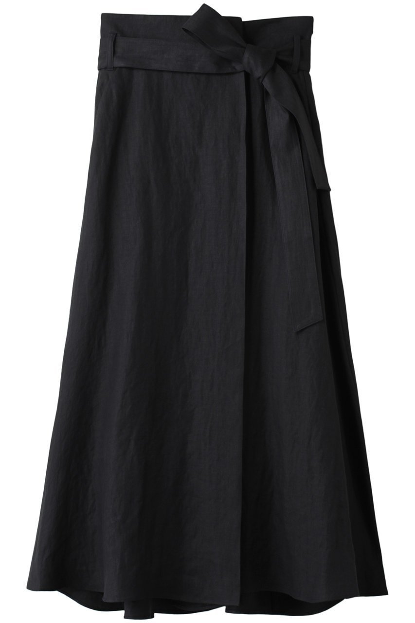 【カオス/Chaos】のシトロリネンスカート インテリア・キッズ・メンズ・レディースファッション・服の通販 founy(ファニー) 　ファッション　Fashion　レディースファッション　WOMEN　スカート　Skirt　ロングスカート　Long Skirt　おすすめ　Recommend　エレガント 上品　Elegant　シューズ　Shoes　スリット　Slit　フラット　Flat　フレア　Flare　フレンチ　French　フロント　Front　ヘリンボン　Herringbone　リネン　Linen　リボン　Ribbon　ロング　Long　ワッシャー　Washer　再入荷　Restock/Back In Stock/Re Arrival　ネイビー|ID: prp329100003915424 ipo3291000000026216372