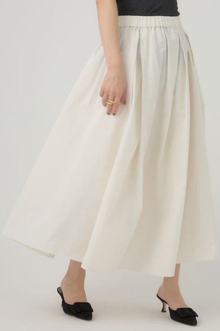 【カオス/Chaos】のプラマタフタスカート インテリア・キッズ・メンズ・レディースファッション・服の通販 founy(ファニー) 　ファッション　Fashion　レディースファッション　WOMEN　スカート　Skirt　ロングスカート　Long Skirt　イタリア　Italy　エレガント 上品　Elegant　ギャザー　Gather　シルク　Silk　タフタ　Taffeta　ロング　Long　定番　Standard　NEW・新作・新着・新入荷　New Arrivals　アイボリー|ID: prp329100003915425 ipo3291000000025839498