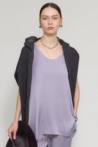 【カオス/Chaos】のシルシャーノースリーブ 人気、トレンドファッション・服の通販 founy(ファニー) ファッション Fashion レディースファッション WOMEN トップス・カットソー Tops/Tshirt キャミソール / ノースリーブ No Sleeves シャツ/ブラウス Shirts/Blouses サテン Satin シンプル Simple ジョーゼット Georgette ストレッチ Stretch ノースリーブ No Sleeve フリル Frills エレガント 上品 Elegant 夏 Summer thumbnail パープル|ID: prp329100003915428 ipo3291000000032074657