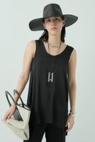 【カオス/Chaos】のシルシャーノースリーブ 人気、トレンドファッション・服の通販 founy(ファニー) ファッション Fashion レディースファッション Fashion for Women トップス・カットソー Cut & Sew Tops キャミソール&ノースリーブ Camisoles & Sleeveless Tops シャツ・ブラウス・オフィスカジュアル Elegant Blouses & Button-Ups サテン Satin, Glossy Fabric シンプル Simple, Minimal ジョーゼット Georgette, Semi-Sheer Fabric ストレッチ Stretch, Stretchy Fabric ノースリーブ Sleeveless, No-Sleeve フリル Frill, Ruffle エレガント 上品 Elegant 夏 Summer |ID:prp329100003915428