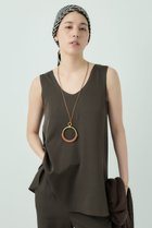 【カオス/Chaos】のシルシャーノースリーブ ダークブラウン|ID:prp329100003915428