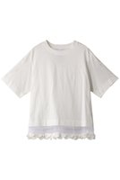 【ミュベール/MUVEIL】のフラワーパーツTシャツ 人気、トレンドファッション・服の通販 founy(ファニー) ファッション Fashion レディースファッション WOMEN トップス・カットソー Tops/Tshirt シャツ/ブラウス Shirts/Blouses ロング / Tシャツ T-Shirts カットソー Cut and Sewn なめらか Smooth カットソー Cut And Sew ショート Short スリーブ Sleeve フラワー Flower フリル Frills モチーフ Motif |ID:prp329100003915431