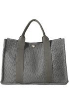 【フランソワレニエ/FRANCOIS RENIER】のCHEVRONA スクエアトート ライトグレー|ID: prp329100003915446 ipo3291000000035105743