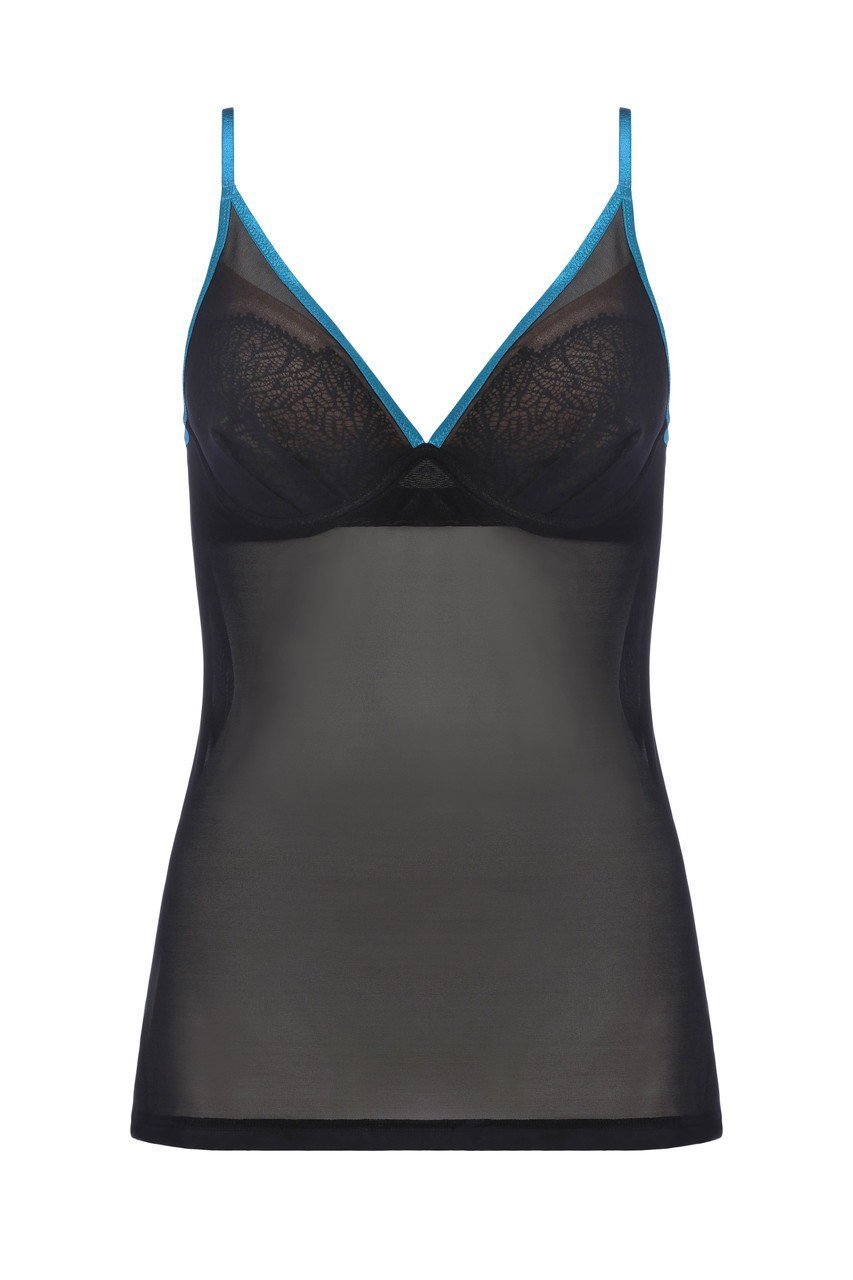 【エス バイ スロギー/S by sloggi】のエス バイ スロギー センシュアル カップ付きキャミソール インテリア・キッズ・メンズ・レディースファッション・服の通販 founy(ファニー) 　ファッション　Fashion　レディースファッション　Fashion for Women　下着・ランジェリー　Lingerie & Intimates　その他ランジェリー・インナーアイテム　Other Lingerie / Intimates　インナー　Innerwear　キャミソール　Camisole, Spaghetti Strap Top　シルバー　Silver, Metallic Silver　ポケット　Pocket, Pocket Detail　メッシュ　Mesh, Net Fabric　ラップ　Wrap, Wrap Design　ランジェリー　Lingerie, Intimate Wear　レース　Lace, Lace Fabric　ブラック|ID: prp329100003916361 ipo3291000000035757363