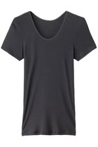 【ランジェリーク/LANGELIQUE】のネイチャ(I) 半袖インナー 人気、トレンドファッション・服の通販 founy(ファニー) ファッション Fashion レディースファッション Fashion for Women 下着・ランジェリー Lingerie & Intimates その他ランジェリー・インナーアイテム Other Lingerie / Intimates インナー Innerwear シンプル Simple, Minimal ランジェリー Lingerie, Intimate Wear リネン Linen, Linen Fabric 半袖 Short Sleeve, Half Sleeve thumbnail チャコール|ID: prp329100003917264 ipo3291000000035925903