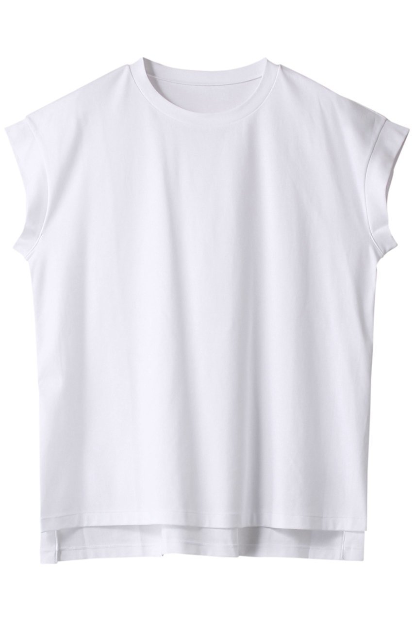 【アドーア/ADORE】のクリアハイゲージスリットカットソー インテリア・キッズ・メンズ・レディースファッション・服の通販 founy(ファニー) ファッション Fashion レディースファッション Fashion for Women トップス・カットソー Cut & Sew Tops シャツ・ブラウス・オフィスカジュアル Elegant Blouses & Button-Ups ロングTシャツ・Tシャツ Longline T-Shirts & Tees カットソー・ベーシックTシャツ Cut-and-Sewn Tops / Stretch Tees & Basics なめらか Smooth, Silky Texture ショート Short, Short Length スリット Slit, Slit Detail スリーブ Sleeve, Long Sleeve / Short Sleeve リラックス Relax, Relaxed Fit 人気 Popular, Best Seller ホワイト|ID: prp329100003917266 ipo3291000000034336049