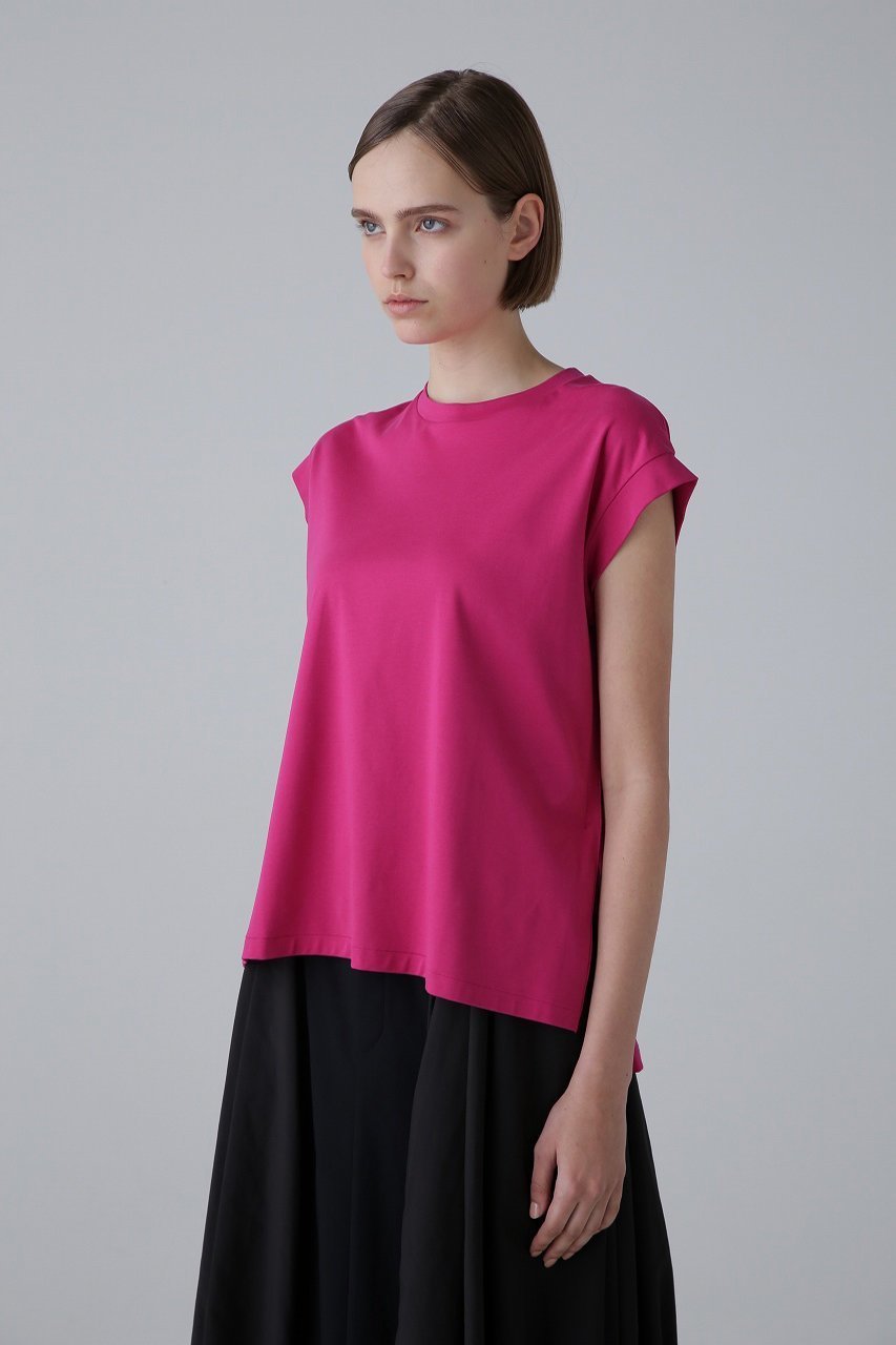 【アドーア/ADORE】のクリアハイゲージスリットカットソー 人気、トレンドファッション・服の通販 founy(ファニー) ファッション Fashion レディースファッション Fashion for Women トップス・カットソー Cut & Sew Tops シャツ・ブラウス・オフィスカジュアル Elegant Blouses & Button-Ups ロングTシャツ・Tシャツ Longline T-Shirts & Tees カットソー・ベーシックTシャツ Cut-and-Sewn Tops / Stretch Tees & Basics なめらか Smooth, Silky Texture ショート Short, Short Length スリット Slit, Slit Detail スリーブ Sleeve, Long Sleeve / Short Sleeve リラックス Relax, Relaxed Fit 人気 Popular, Best Seller other-3|ID: prp329100003917266 ipo3291000000034336055