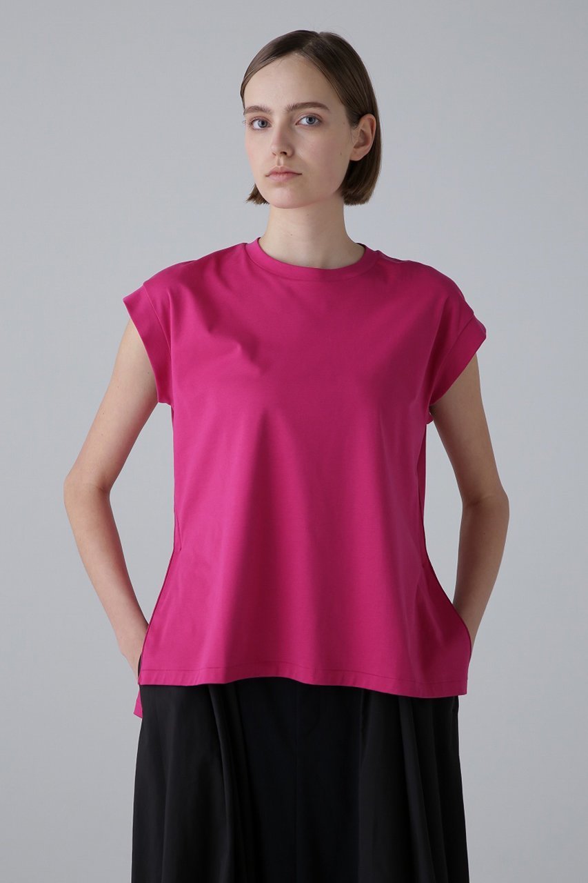 【アドーア/ADORE】のクリアハイゲージスリットカットソー 人気、トレンドファッション・服の通販 founy(ファニー) ファッション Fashion レディースファッション Fashion for Women トップス・カットソー Cut & Sew Tops シャツ・ブラウス・オフィスカジュアル Elegant Blouses & Button-Ups ロングTシャツ・Tシャツ Longline T-Shirts & Tees カットソー・ベーシックTシャツ Cut-and-Sewn Tops / Stretch Tees & Basics なめらか Smooth, Silky Texture ショート Short, Short Length スリット Slit, Slit Detail スリーブ Sleeve, Long Sleeve / Short Sleeve リラックス Relax, Relaxed Fit 人気 Popular, Best Seller other-4|ID: prp329100003917266 ipo3291000000034336056