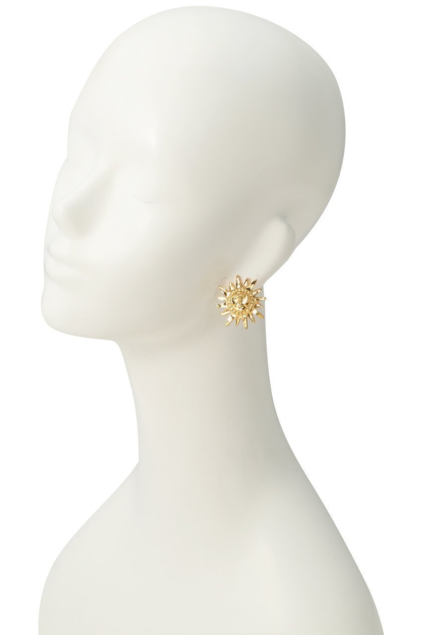 【セシル エ ジャンヌ/CECILE ET JEANNE】のソレイユ ピアス 人気、トレンドファッション・服の通販 founy(ファニー) 　ファッション　Fashion　レディースファッション　Fashion for Women　ジュエリー　Jewelry　ファッションリング　Fashion Rings　イヤリング・フープ・ドロップタイプ　Hoop, Drop & Clip Earrings　おすすめ　Recommended / Our Picks　イヤリング　Earrings　シンプル　Simple, Minimal　スタイリッシュ　Stylish, Fashionable　ハンド　Hand, Handmade　モチーフ　Motif, Design Theme　再入荷　Restock / Back in Stock　other-3|ID: prp329100003917304 ipo3291000000035948687