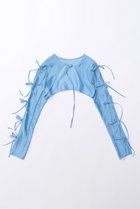 【メゾンスペシャル/MAISON SPECIAL】のRibbon Short Length Bolero/リボンショートボレロ BLU(ブルー)|ID: prp329100003917311 ipo3291000000032910377