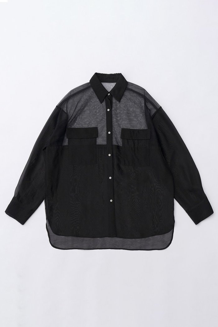 【メゾンスペシャル/MAISON SPECIAL】のTulle Docking Sheer Oversized Shirt/チュールドッキングシアーオーバーシャツ インテリア・キッズ・メンズ・レディースファッション・服の通販 founy(ファニー) https://founy.com/ ファッション Fashion レディースファッション Fashion for Women トップス・カットソー Cut & Sew Tops シャツ・ブラウス・オフィスカジュアル Elegant Blouses & Button-Ups おすすめ Recommended / Our Picks インナー Innerwear キャミソール Camisole, Spaghetti Strap Top コンビ Combo, Combination Style シアー Sheer, See-Through スリーブ Sleeve, Long Sleeve / Short Sleeve チュール Tulip, Tulip Motif ドッキング Docking, Mixed Material ロング Long, Long-Length エレガント 上品 Elegant 夏 Summer 旅行 Travel 羽織 Haori, Light Jacket |ID: prp329100003917314 ipo3291000000032911155
