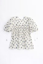 【メゾンスペシャル/MAISON SPECIAL】のFlower Jacquard 2way Puff Sleeve Tops/フラワージャガード2WAYパフトップ WHT(ホワイト)|ID: prp329100003917316 ipo3291000000032905420