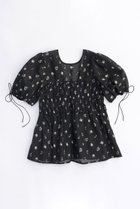 【メゾンスペシャル/MAISON SPECIAL】のFlower Jacquard 2way Puff Sleeve Tops/フラワージャガード2WAYパフトップ BLK(ブラック)|ID: prp329100003917316 ipo3291000000036400663