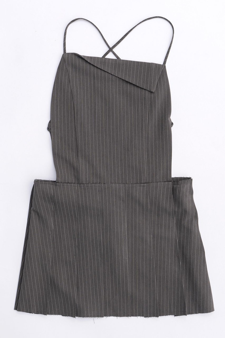 【メゾンスペシャル/MAISON SPECIAL】のBack Open Pleats Tunic/バックオープンプリーツチュニック インテリア・キッズ・メンズ・レディースファッション・服の通販 founy(ファニー) 　ファッション　Fashion　レディースファッション　Fashion for Women　ワンピース　Dresses　チュニック　Tunic Tops & Dresses　インナー　Innerwear　チュニック　Tunic, Long Top　フレア　Flare, Flared　エレガント 上品　Elegant　GRY(グレー)|ID: prp329100003917318 ipo3291000000032914254