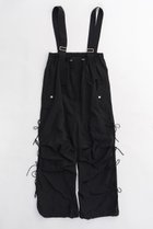 【メゾンスペシャル/MAISON SPECIAL】のSide Ribbon Voluminous Rompers/サイドリボンボリュームロンパース 人気、トレンドファッション・服の通販 founy(ファニー) ファッション Fashion レディースファッション Fashion for Women パンツ Pants & Trousers キャミソール Camisole, Spaghetti Strap Top スピンドル Spindle, Drawcord トレンド Trend, Trending Now ドローストリング Drawstring, Pull Cord フェミニン Feminine, Girly リボン Ribbon, Bow ワイド Wide, Wide Fit thumbnail BLK(ブラック)|ID: prp329100003917319 ipo3291000000035945675