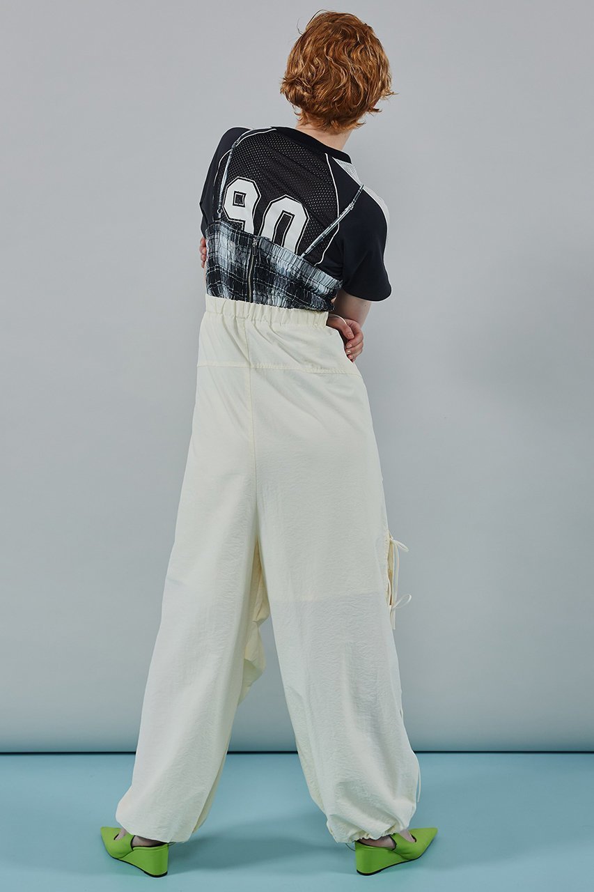 【メゾンスペシャル/MAISON SPECIAL】のSide Ribbon Voluminous Rompers/サイドリボンボリュームロンパース 人気、トレンドファッション・服の通販 founy(ファニー) ファッション Fashion レディースファッション Fashion for Women パンツ Pants & Trousers キャミソール Camisole, Spaghetti Strap Top スピンドル Spindle, Drawcord トレンド Trend, Trending Now ドローストリング Drawstring, Pull Cord フェミニン Feminine, Girly リボン Ribbon, Bow ワイド Wide, Wide Fit other-2|ID: prp329100003917319 ipo3291000000036018453