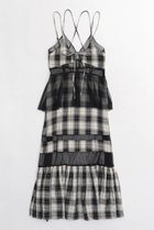 【メゾンスペシャル/MAISON SPECIAL】のCheck Pattern Tulle One-piece Dress/チェックチュールティアードワンピース MLT1(マルチカラー)|ID: prp329100003917323 ipo3291000000036757928
