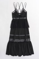 【メゾンスペシャル/MAISON SPECIAL】のDot Pattern Tulle One-piece Dress/ドットチュールティアードワンピース BLK(ブラック)|ID:prp329100003917324