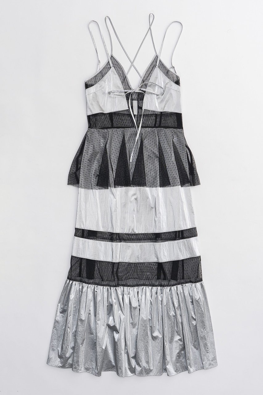 【メゾンスペシャル/MAISON SPECIAL】のDot Pattern Tulle One-piece Dress/ドットチュールティアードワンピース インテリア・キッズ・メンズ・レディースファッション・服の通販 founy(ファニー) 　ファッション　Fashion　レディースファッション　Fashion for Women　ワンピース　Dresses　フォーマル・パーティードレス・結婚式用ドレス　Elegant & Casual Dresses　チュニック　Tunic Tops & Dresses　キャミワンピース　Cami Dress, Slip Dress　スニーカー　Sneakers, Trainers　スポーティ　Sporty, Casual Athletic　チュニック　Tunic, Long Top　チュール　Tulip, Tulip Motif　ロマンティック　Romantic, Feminine Style　ロング　Long, Long-Length　エレガント 上品　Elegant　夏　Summer　IVR(アイボリー)|ID: prp329100003917324 ipo3291000000032918588