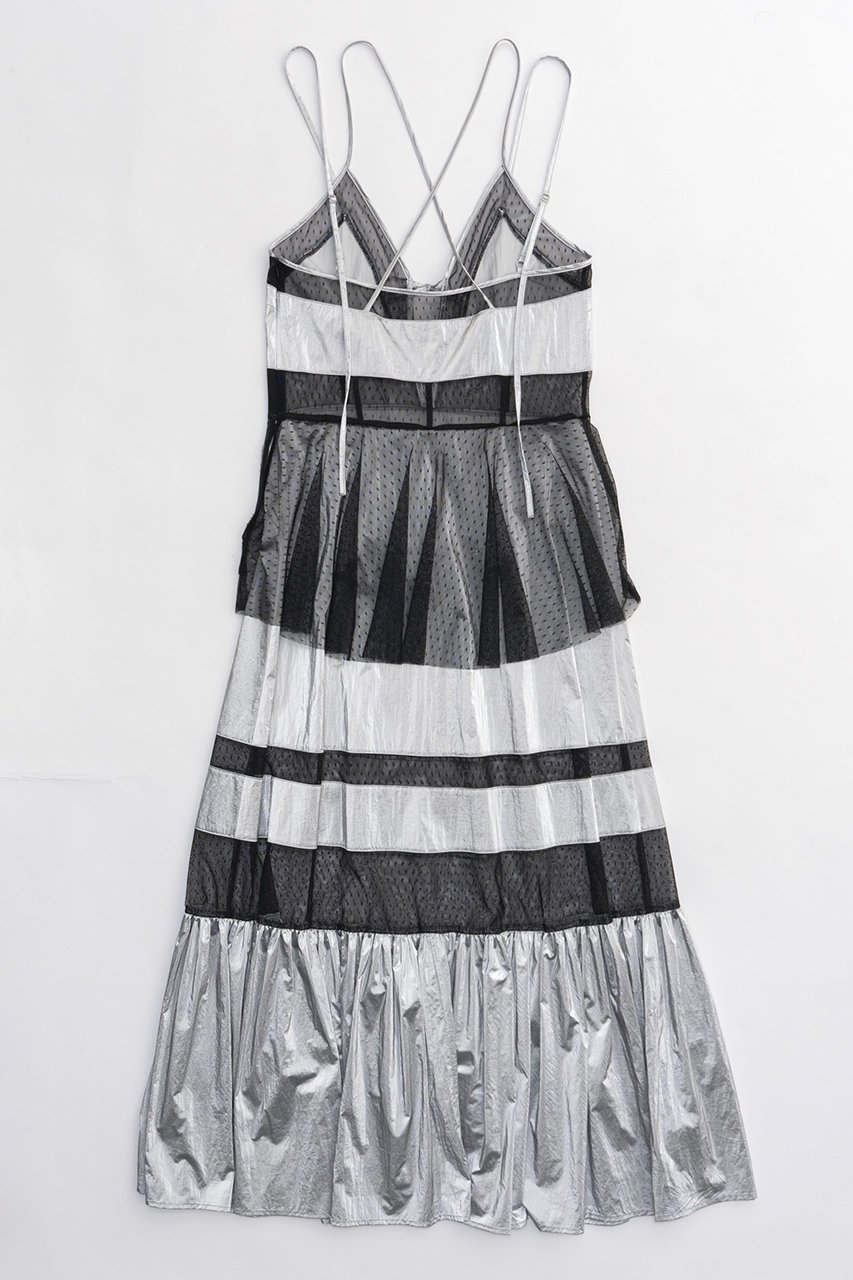【メゾンスペシャル/MAISON SPECIAL】のDot Pattern Tulle One-piece Dress/ドットチュールティアードワンピース 人気、トレンドファッション・服の通販 founy(ファニー) 　ファッション　Fashion　レディースファッション　Fashion for Women　ワンピース　Dresses　フォーマル・パーティードレス・結婚式用ドレス　Elegant & Casual Dresses　チュニック　Tunic Tops & Dresses　キャミワンピース　Cami Dress, Slip Dress　スニーカー　Sneakers, Trainers　スポーティ　Sporty, Casual Athletic　チュニック　Tunic, Long Top　チュール　Tulip, Tulip Motif　ロマンティック　Romantic, Feminine Style　ロング　Long, Long-Length　エレガント 上品　Elegant　夏　Summer　other-4|ID: prp329100003917324 ipo3291000000032918634