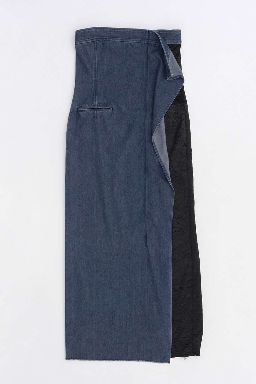 【メゾンスペシャル/MAISON SPECIAL】のDocking Bear Maxidresses/ドッキングベアマキシワンピース 人気、トレンドファッション・服の通販 founy(ファニー) 　ファッション　Fashion　レディースファッション　Fashion for Women　ワンピース　Dresses　フォーマル・パーティードレス・結婚式用ドレス　Elegant & Casual Dresses　チュニック　Tunic Tops & Dresses　マキシ丈ワンピース・ロングドレス　Maxi Dresses / Long One-Pieces　おすすめ　Recommended / Our Picks　インナー　Innerwear　サテン　Satin, Glossy Fabric　ストライプ　Stripe, Striped Pattern　タンク　Tank Top, Sleeveless Top　チュニック　Tunic, Long Top　デニム　Denim, Jeans Material　ドッキング　Docking, Mixed Material　フィット　Fit, Slim Fit　マキシ　Maxi, Full Length　ロング　Long, Long-Length　ワッシャー　Washer, Crinkled Finish　エレガント 上品　Elegant　 other-1|ID: prp329100003917325 ipo3291000000032898101