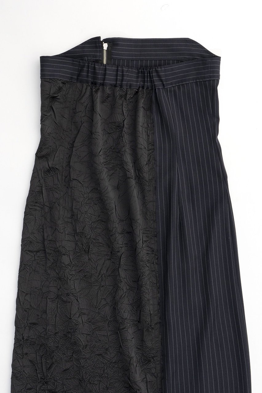 【メゾンスペシャル/MAISON SPECIAL】のDocking Bear Maxidresses/ドッキングベアマキシワンピース 人気、トレンドファッション・服の通販 founy(ファニー) 　ファッション　Fashion　レディースファッション　Fashion for Women　ワンピース　Dresses　フォーマル・パーティードレス・結婚式用ドレス　Elegant & Casual Dresses　チュニック　Tunic Tops & Dresses　マキシ丈ワンピース・ロングドレス　Maxi Dresses / Long One-Pieces　おすすめ　Recommended / Our Picks　インナー　Innerwear　サテン　Satin, Glossy Fabric　ストライプ　Stripe, Striped Pattern　タンク　Tank Top, Sleeveless Top　チュニック　Tunic, Long Top　デニム　Denim, Jeans Material　ドッキング　Docking, Mixed Material　フィット　Fit, Slim Fit　マキシ　Maxi, Full Length　ロング　Long, Long-Length　ワッシャー　Washer, Crinkled Finish　エレガント 上品　Elegant　other-5|ID: prp329100003917325 ipo3291000000032898126