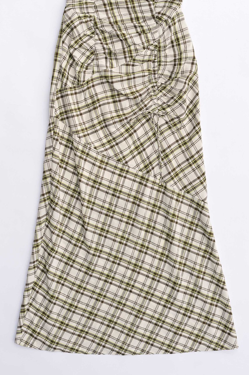 【メゾンスペシャル/MAISON SPECIAL】のChecked Maxidresses/チェックマキシワンピース 人気、トレンドファッション・服の通販 founy(ファニー) 　ファッション　Fashion　レディースファッション　Fashion for Women　ワンピース　Dresses　フォーマル・パーティードレス・結婚式用ドレス　Elegant & Casual Dresses　チュニック　Tunic Tops & Dresses　マキシ丈ワンピース・ロングドレス　Maxi Dresses / Long One-Pieces　シャーリング　Shirring, Ruched　ストライプ　Stripe, Striped Pattern　タンブラー　Tumbler, Travel Mug　チェック　Check, Plaid, Tartan　チュニック　Tunic, Long Top　ランダム　Random, Irregular　ロング　Long, Long-Length　other-3|ID: prp329100003917326 ipo3291000000032898265