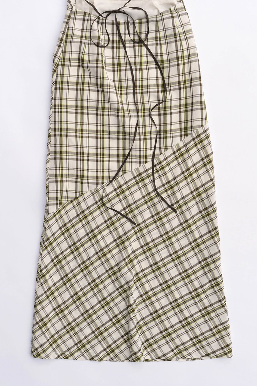 【メゾンスペシャル/MAISON SPECIAL】のChecked Maxidresses/チェックマキシワンピース 人気、トレンドファッション・服の通販 founy(ファニー) 　ファッション　Fashion　レディースファッション　Fashion for Women　ワンピース　Dresses　フォーマル・パーティードレス・結婚式用ドレス　Elegant & Casual Dresses　チュニック　Tunic Tops & Dresses　マキシ丈ワンピース・ロングドレス　Maxi Dresses / Long One-Pieces　シャーリング　Shirring, Ruched　ストライプ　Stripe, Striped Pattern　タンブラー　Tumbler, Travel Mug　チェック　Check, Plaid, Tartan　チュニック　Tunic, Long Top　ランダム　Random, Irregular　ロング　Long, Long-Length　other-6|ID: prp329100003917326 ipo3291000000032898276