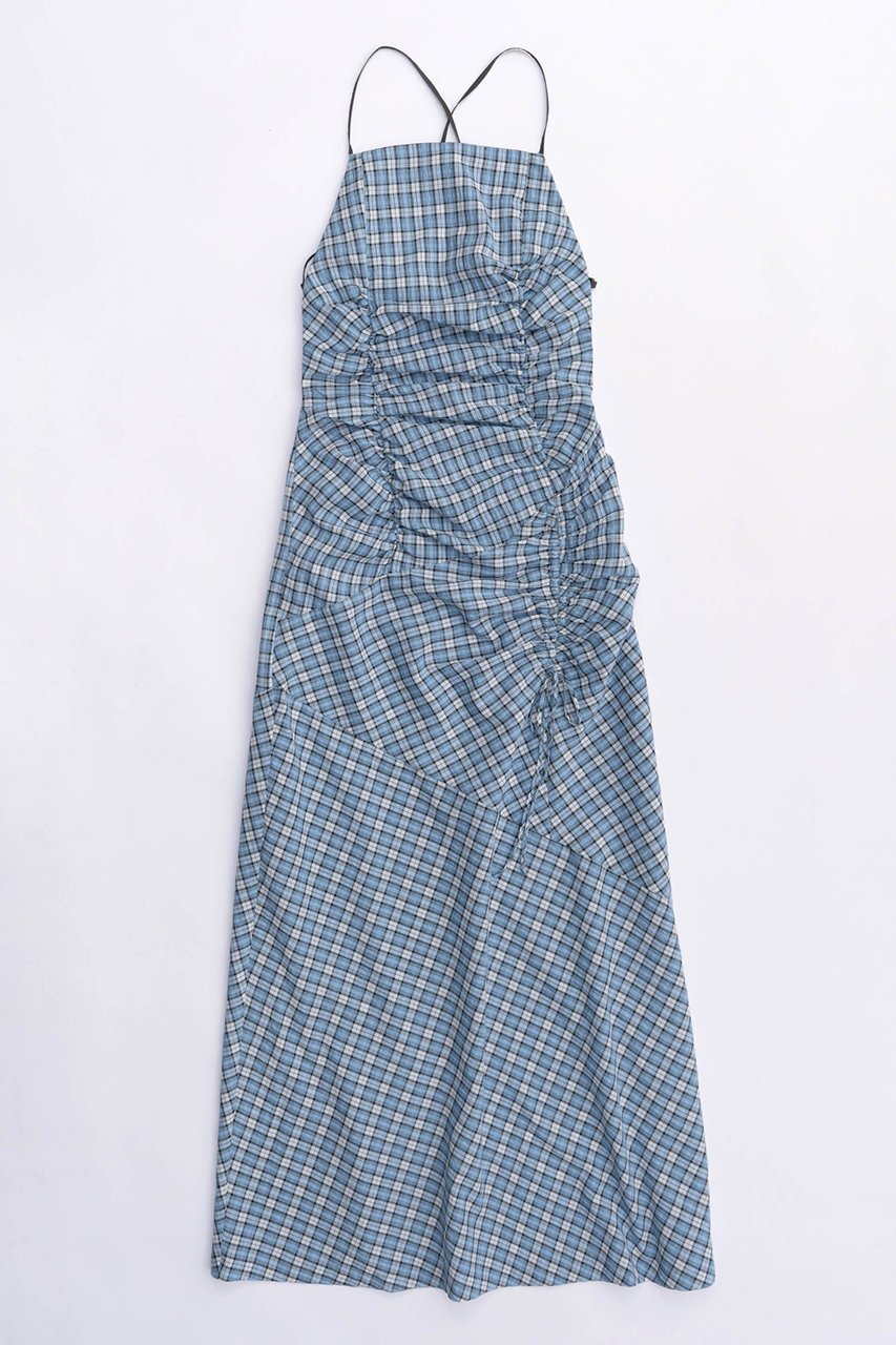 【メゾンスペシャル/MAISON SPECIAL】のChecked Maxidresses/チェックマキシワンピース 人気、トレンドファッション・服の通販 founy(ファニー) 　ファッション　Fashion　レディースファッション　Fashion for Women　ワンピース　Dresses　フォーマル・パーティードレス・結婚式用ドレス　Elegant & Casual Dresses　チュニック　Tunic Tops & Dresses　マキシ丈ワンピース・ロングドレス　Maxi Dresses / Long One-Pieces　シャーリング　Shirring, Ruched　ストライプ　Stripe, Striped Pattern　タンブラー　Tumbler, Travel Mug　チェック　Check, Plaid, Tartan　チュニック　Tunic, Long Top　ランダム　Random, Irregular　ロング　Long, Long-Length　 other-1|ID: prp329100003917326 ipo3291000000036671561