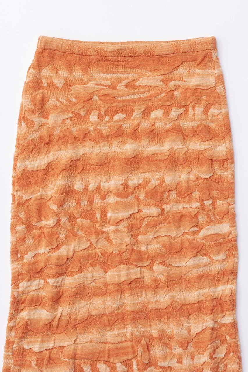 【メゾンスペシャル/MAISON SPECIAL】のBumpy Splashed Pattern Knit Tight Skirt/デコボコカスリニットタイトスカート 人気、トレンドファッション・服の通販 founy(ファニー) ファッション Fashion レディースファッション Fashion for Women スカート Skirts ロングスカート Long Skirts / Maxi & Midi Skirts ウォッシャブル Machine Washable オレンジ Orange セットアップ Set-Up, Coordinated Outfit タイトスカート Pencil Skirt, Tight Skirt バランス Balance, Style Balance ロング Long, Long-Length おすすめ Recommended / Our Picks 夏 Summer other-2|ID: prp329100003917329 ipo3291000000032898687
