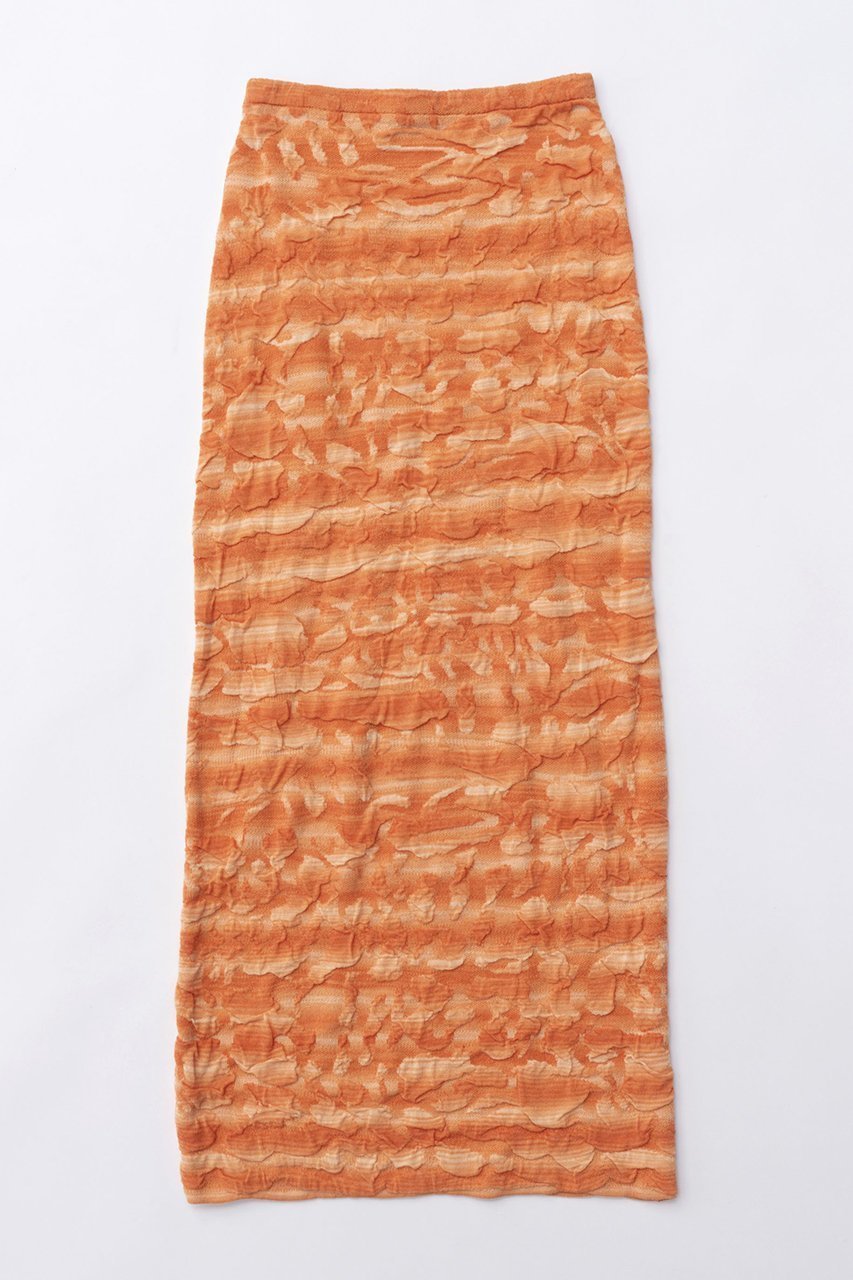 【メゾンスペシャル/MAISON SPECIAL】のBumpy Splashed Pattern Knit Tight Skirt/デコボコカスリニットタイトスカート 人気、トレンドファッション・服の通販 founy(ファニー) ファッション Fashion レディースファッション Fashion for Women スカート Skirts ロングスカート Long Skirts / Maxi & Midi Skirts ウォッシャブル Machine Washable オレンジ Orange セットアップ Set-Up, Coordinated Outfit タイトスカート Pencil Skirt, Tight Skirt バランス Balance, Style Balance ロング Long, Long-Length おすすめ Recommended / Our Picks 夏 Summer other-4|ID: prp329100003917329 ipo3291000000032898695