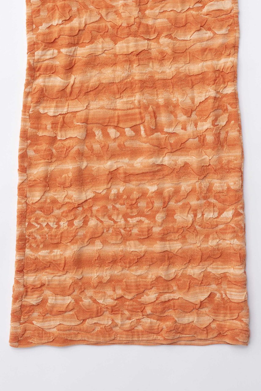 【メゾンスペシャル/MAISON SPECIAL】のBumpy Splashed Pattern Knit Tight Skirt/デコボコカスリニットタイトスカート 人気、トレンドファッション・服の通販 founy(ファニー) 　ファッション　Fashion　レディースファッション　Fashion for Women　スカート　Skirts　ロングスカート　Long Skirts / Maxi & Midi Skirts　ウォッシャブル　Machine Washable　オレンジ　Orange　セットアップ　Set-Up, Coordinated Outfit　タイトスカート　Pencil Skirt, Tight Skirt　バランス　Balance, Style Balance　ロング　Long, Long-Length　おすすめ　Recommended / Our Picks　夏　Summer　other-3|ID: prp329100003917329 ipo3291000000035694060