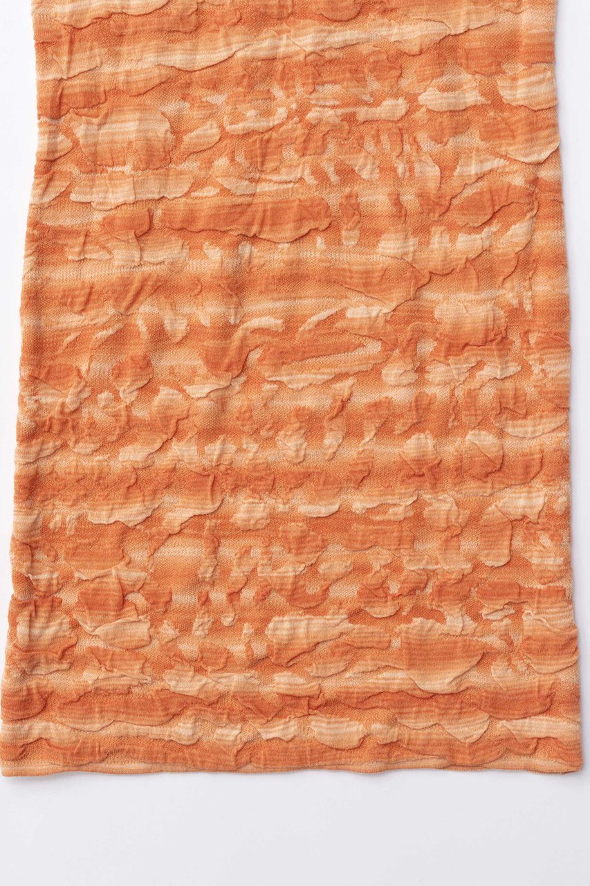 【メゾンスペシャル/MAISON SPECIAL】のBumpy Splashed Pattern Knit Tight Skirt/デコボコカスリニットタイトスカート 人気、トレンドファッション・服の通販 founy(ファニー) 　ファッション　Fashion　レディースファッション　Fashion for Women　スカート　Skirts　ロングスカート　Long Skirts / Maxi & Midi Skirts　ウォッシャブル　Machine Washable　オレンジ　Orange　セットアップ　Set-Up, Coordinated Outfit　タイトスカート　Pencil Skirt, Tight Skirt　バランス　Balance, Style Balance　ロング　Long, Long-Length　おすすめ　Recommended / Our Picks　夏　Summer　other-6|ID: prp329100003917329 ipo3291000000035694063