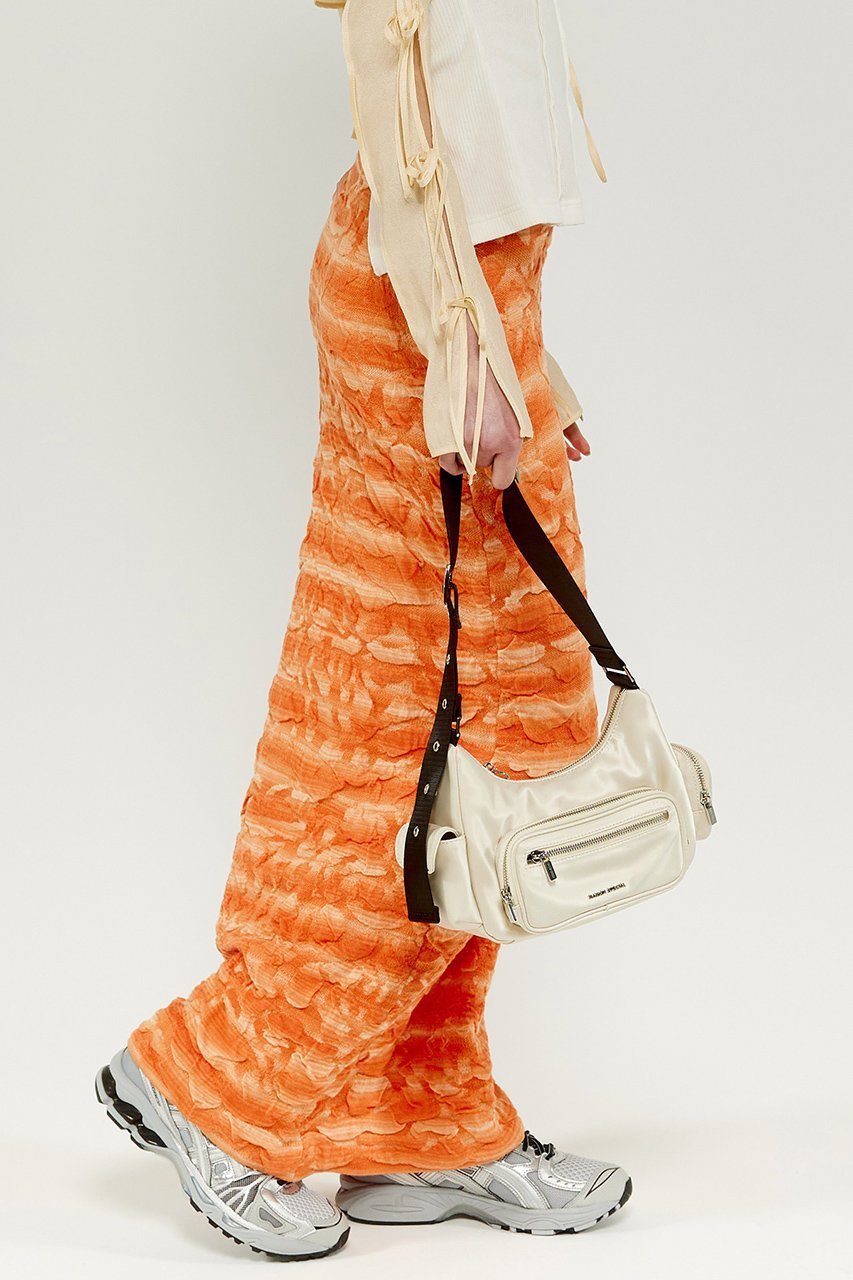 【メゾンスペシャル/MAISON SPECIAL】のBumpy Splashed Pattern Knit Tight Skirt/デコボコカスリニットタイトスカート 人気、トレンドファッション・服の通販 founy(ファニー) 　ファッション　Fashion　レディースファッション　Fashion for Women　スカート　Skirts　ロングスカート　Long Skirts / Maxi & Midi Skirts　ウォッシャブル　Machine Washable　オレンジ　Orange　セットアップ　Set-Up, Coordinated Outfit　タイトスカート　Pencil Skirt, Tight Skirt　バランス　Balance, Style Balance　ロング　Long, Long-Length　おすすめ　Recommended / Our Picks　夏　Summer　other-8|ID: prp329100003917329 ipo3291000000035694065