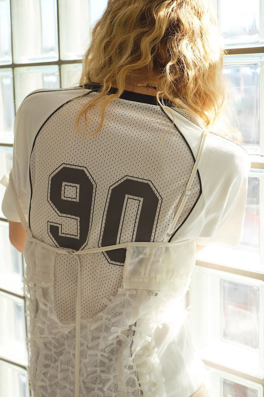 【メゾンスペシャル/MAISON SPECIAL】のMLTD Uniform T-shirt/MLTDユニフォームTEE 人気、トレンドファッション・服の通販 founy(ファニー) ファッション Fashion レディースファッション Fashion for Women トップス・カットソー Cut & Sew Tops シャツ・ブラウス・オフィスカジュアル Elegant Blouses & Button-Ups ロングTシャツ・Tシャツ Longline T-Shirts & Tees カットソー・ベーシックTシャツ Cut-and-Sewn Tops / Stretch Tees & Basics インナー Innerwear コンパクト Compact, Small Size サッカー Seersucker, Summer Fabric ショート Short, Short Length ストレッチ Stretch, Stretchy Fabric スポーティ Sporty, Casual Athletic スリーブ Sleeve, Long Sleeve / Short Sleeve パイピング Piping, Trim Design ブロッキング Color Blocking, Panel Design プリント Print, Printed Pattern メッシュ Mesh, Net Fabric ロンパース Romper, Jumpsuit other-7|ID: prp329100003917340 ipo3291000000032933395