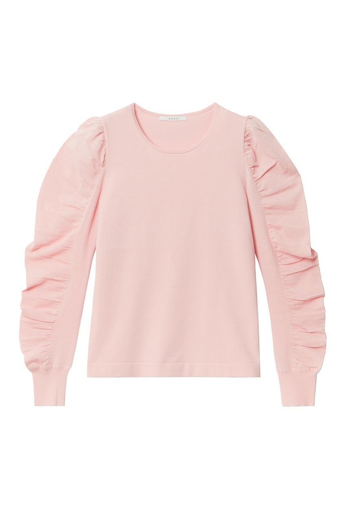 【アナイ/ANAYI】のシアーギャザースリーブプルオーバー インテリア・キッズ・メンズ・レディースファッション・服の通販 founy(ファニー) https://founy.com/ ファッション Fashion レディースファッション Fashion for Women トップス・カットソー Cut & Sew Tops ニット Knit Tops & Sweaters カジュアルプルオーバー・ニットトップス Pullovers & Knit Tops / Casual Pullovers ギャザー Gathered, Ruffled コンパクト Compact, Small Size シアー Sheer, See-Through ストレッチ Stretch, Stretchy Fabric スリーブ Sleeve, Long Sleeve / Short Sleeve ボトム Bottoms, Lower Wear |ID: prp329100003918583 ipo3291000000035054658