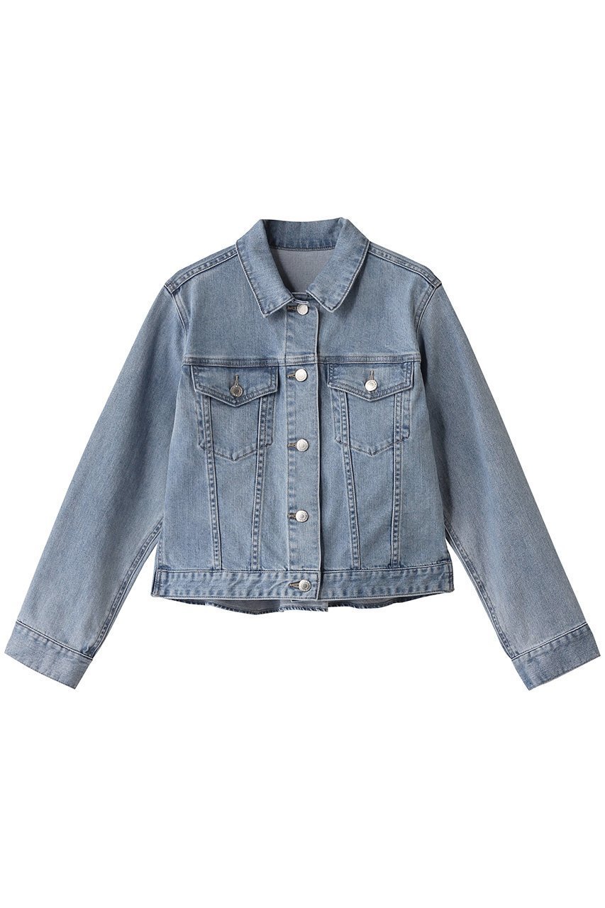 【アナイ/ANAYI】のストレッチデニムペプラムジャケット インテリア・キッズ・メンズ・レディースファッション・服の通販 founy(ファニー) 　ファッション　Fashion　レディースファッション　Fashion for Women　アウター　Coat / Outerwear Collection　レディースジャケット・軽アウター　Jackets　コンパクト　Compact, Small Size　ジャケット　Jacket, Outerwear　ストレッチ　Stretch, Stretchy Fabric　デニム　Denim, Jeans Material　フェミニン　Feminine, Girly　ペプラム　Peplum, Flared Hem　ワイド　Wide, Wide Fit　ブルー|ID: prp329100003918585 ipo3291000000035653933