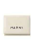 【マルニ/MARNI】のMENDING ハンドステッチロゴ三つ折り財布 アイボリー|ID:prp329100003918603