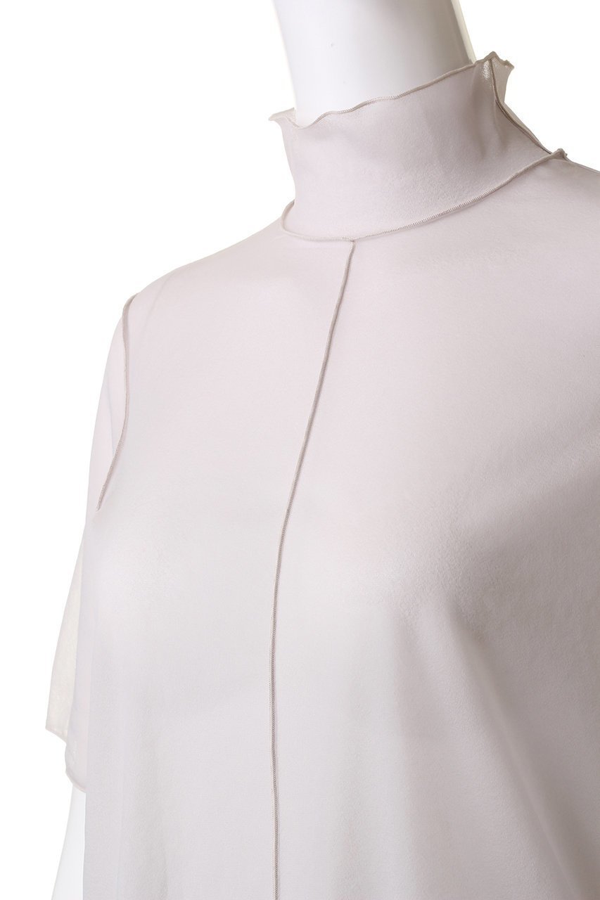 【ミディウミソリッド/MIDIUMISOLID】のmellow sheer h/slv inner インナー 人気、トレンドファッション・服の通販 founy(ファニー) 　ファッション　Fashion　レディースファッション　Fashion for Women　トップス・カットソー　Cut & Sew Tops　シャツ・ブラウス・オフィスカジュアル　Elegant Blouses & Button-Ups　ロングTシャツ・Tシャツ　Longline T-Shirts & Tees　カットソー・ベーシックTシャツ　Cut-and-Sewn Tops / Stretch Tees & Basics　インナー　Innerwear　キャミソール　Camisole, Spaghetti Strap Top　シアー　Sheer, See-Through　ショート　Short, Short Length　スリーブ　Sleeve, Long Sleeve / Short Sleeve　ベスト　Vest, Waistcoat　other-5|ID: prp329100003918653 ipo3291000000032835376