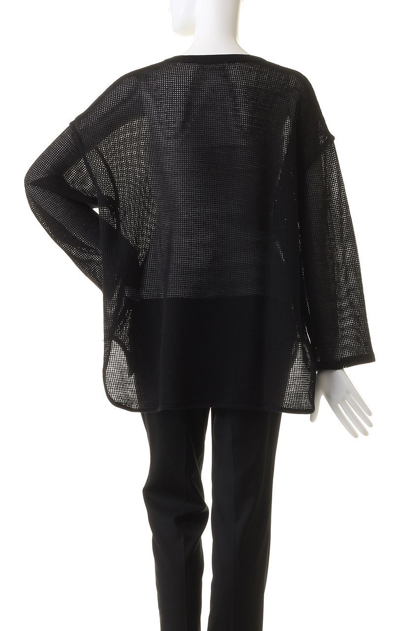 【ミディウミソリッド/MIDIUMISOLID】のround mesh PO プルオーバー 人気、トレンドファッション・服の通販 founy(ファニー) 　ファッション　Fashion　レディースファッション　WOMEN　トップス・カットソー　Tops/Tshirt　ニット　Knit Tops　プルオーバー　Pullover　パイピング　Piping　メッシュ　Mesh　other-4|ID: prp329100003918674 ipo3291000000031463473