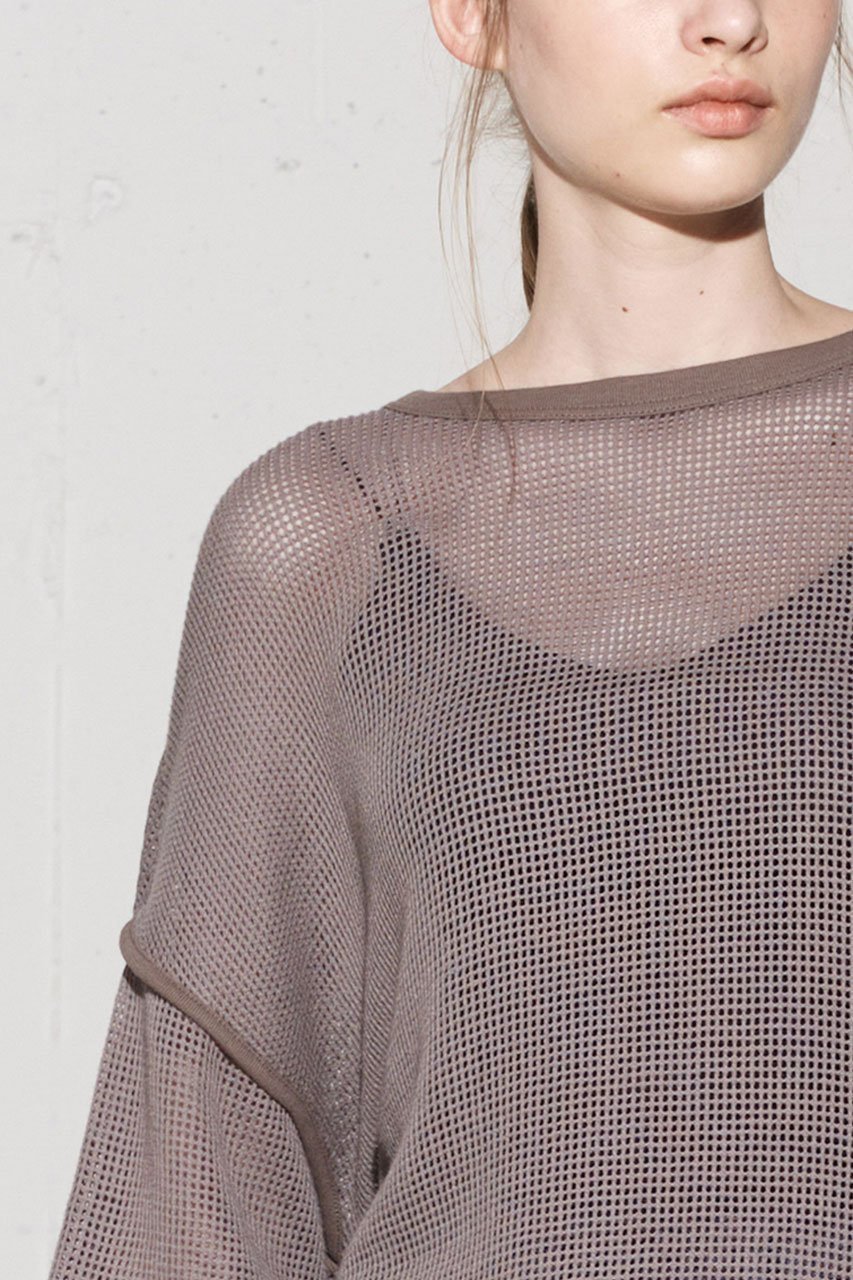 【ミディウミソリッド/MIDIUMISOLID】のround mesh PO プルオーバー 人気、トレンドファッション・服の通販 founy(ファニー) 　ファッション　Fashion　レディースファッション　WOMEN　トップス・カットソー　Tops/Tshirt　ニット　Knit Tops　プルオーバー　Pullover　パイピング　Piping　メッシュ　Mesh　other-6|ID: prp329100003918674 ipo3291000000031463478