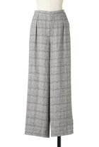 【オブリオ/AUBRIOT】のリッチェリグレンチェックリネン ワイド イージーパンツ ライトベージュ|ID: prp329100003918675 ipo3291000000035581428