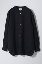 【コロン/:colon / MEN】の【MEN】1/60 Highcount Linen ヘンリーネックシャツ Black|ID:prp329100003919954