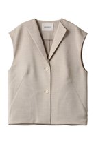 【ミディウミソリッド/MIDIUMISOLID】のlinen like gilet ジレ beige|ID:prp329100003919972